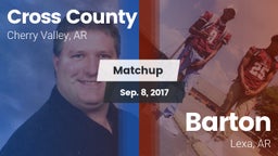 Matchup: Cross County vs. Barton  2017