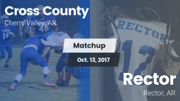 Matchup: Cross County vs. Rector  2017