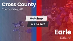 Matchup: Cross County vs. Earle  2017