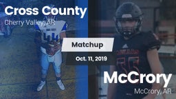 Matchup: Cross County vs. McCrory  2019