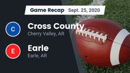 Recap: Cross County  vs. Earle  2020
