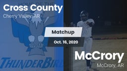 Matchup: Cross County vs. McCrory  2020