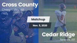 Matchup: Cross County vs. Cedar Ridge  2020