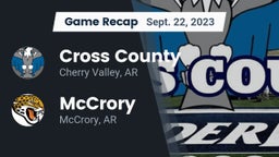 Recap: Cross County  vs. McCrory  2023