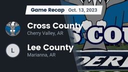 Recap: Cross County  vs. Lee County  2023