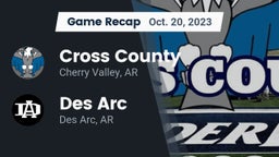 Recap: Cross County  vs. Des Arc  2023