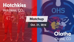 Matchup: Hotchkiss vs. Olathe  2016