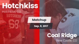 Matchup: Hotchkiss vs. Coal Ridge  2017
