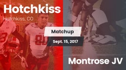 Matchup: Hotchkiss vs. Montrose JV 2017