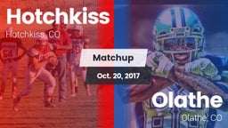 Matchup: Hotchkiss vs. Olathe  2017