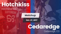 Matchup: Hotchkiss vs. Cedaredge  2017