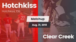 Matchup: Hotchkiss vs. Clear Creek 2018