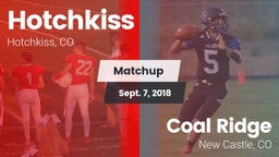 Matchup: Hotchkiss vs. Coal Ridge  2018