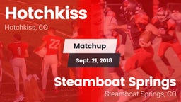 Matchup: Hotchkiss vs. Steamboat Springs  2018