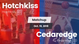 Matchup: Hotchkiss vs. Cedaredge  2018