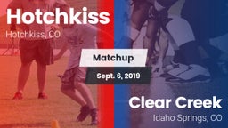 Matchup: Hotchkiss vs. Clear Creek  2019