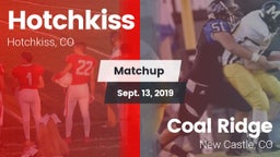 Matchup: Hotchkiss vs. Coal Ridge  2019
