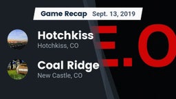 Recap: Hotchkiss  vs. Coal Ridge  2019