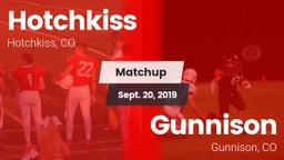 Matchup: Hotchkiss vs. Gunnison  2019