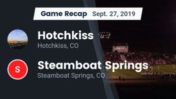Recap: Hotchkiss  vs. Steamboat Springs  2019