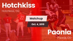 Matchup: Hotchkiss vs. Paonia  2019