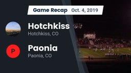Recap: Hotchkiss  vs. Paonia  2019