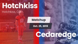 Matchup: Hotchkiss vs. Cedaredge  2019