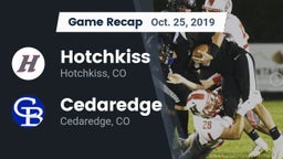Recap: Hotchkiss  vs. Cedaredge  2019