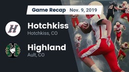 Recap: Hotchkiss  vs. Highland  2019