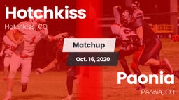 Matchup: Hotchkiss vs. Paonia  2020