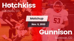 Matchup: Hotchkiss vs. Gunnison  2020