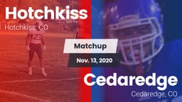 Matchup: Hotchkiss vs. Cedaredge  2020