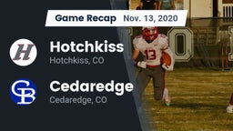 Recap: Hotchkiss  vs. Cedaredge  2020