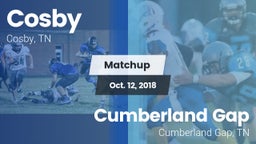 Matchup: Cosby vs. Cumberland Gap  2018