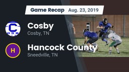 Recap: Cosby  vs. Hancock County  2019