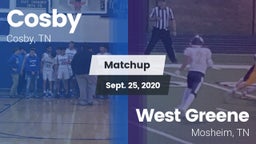 Matchup: Cosby vs. West Greene  2020