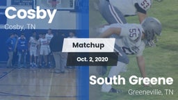 Matchup: Cosby vs. South Greene  2020
