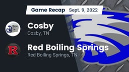 Recap: Cosby  vs. Red Boiling Springs  2022