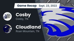 Recap: Cosby  vs. Cloudland  2022