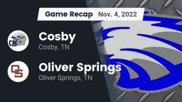Recap: Cosby  vs. Oliver Springs  2022