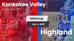 Matchup: Kankakee Valley vs. Highland  2017