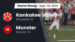 Recap: Kankakee Valley  vs. Munster  2020