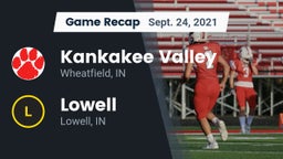 Recap: Kankakee Valley  vs. Lowell  2021