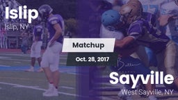 Matchup: Islip vs. Sayville  2017