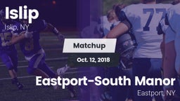 Matchup: Islip vs. Eastport-South Manor  2018