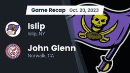 Recap: Islip  vs. John Glenn  2023
