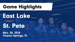 East Lake  vs St. Pete Game Highlights - Nov. 30, 2018