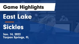 East Lake  vs Sickles  Game Highlights - Jan. 14, 2022