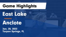 East Lake  vs Anclote Game Highlights - Jan. 28, 2022