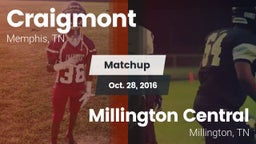 Matchup: Craigmont vs. Millington Central  2016